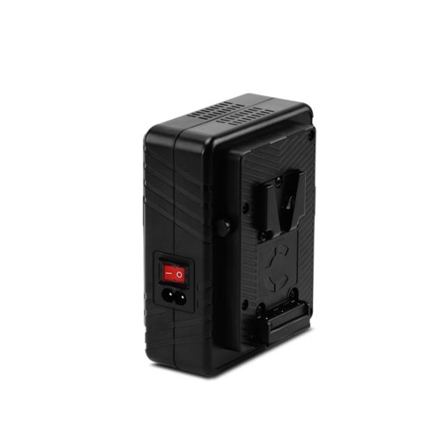 RED COMPACT DUAL V LOCK CHARGER