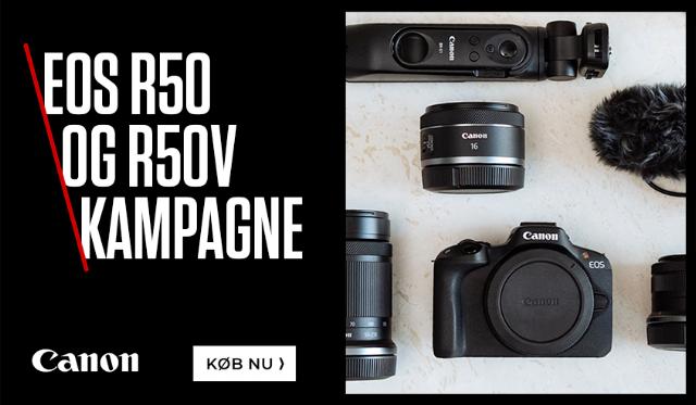Canon EOS R50 og R50V kampagne