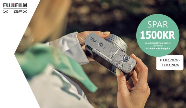 Fujifilm X-E5 bundle tilbud