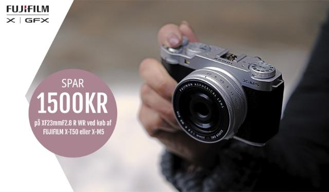 Fujifilm X-T50 og X-M5 bundle tilbud