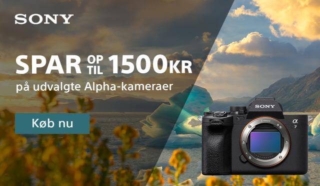 Sony Alpha Instant Save kampagne banner