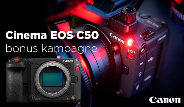 Canon Cinema EOS C50 bonus kampagne
