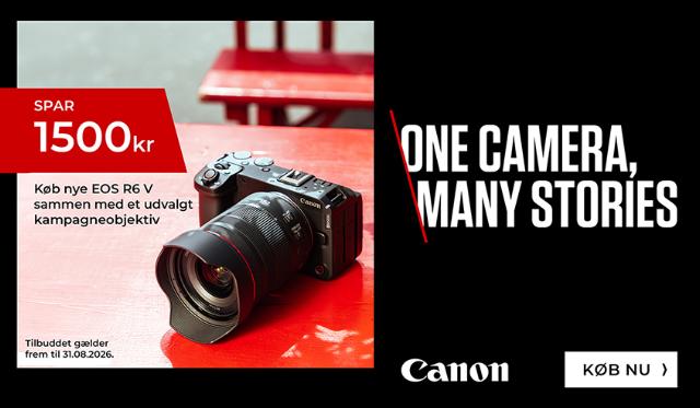 Canon EOS R6 V Introtilbud