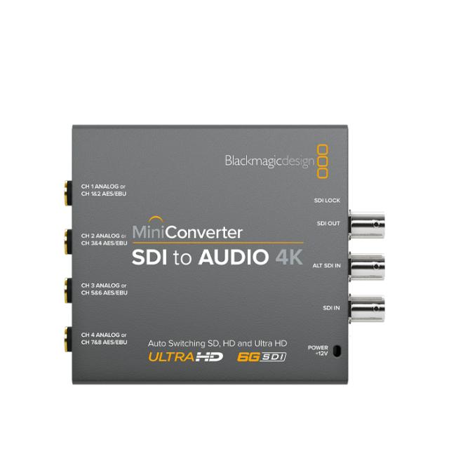 BLACKMAGIC MINI CONVERTER SDI TIL AUDIO 4K