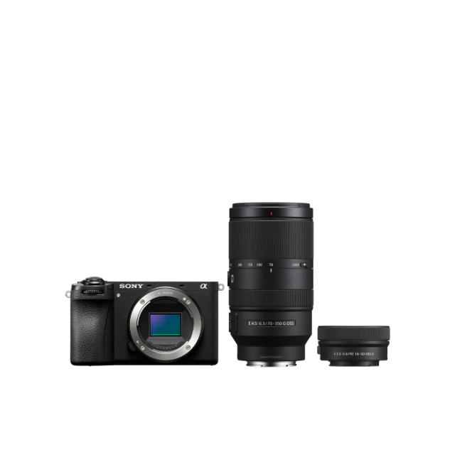 SONY ALPHA 6700 KIT W. 70-350MM & PZ 16-50MM