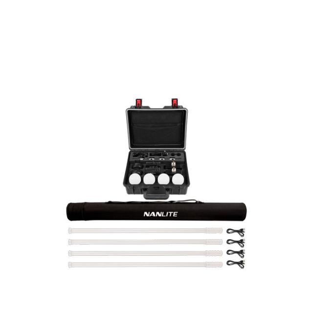 NANLITE PAVOTUBE T8-7X-4 & PAVOBULB 10C 4 BULB KIT