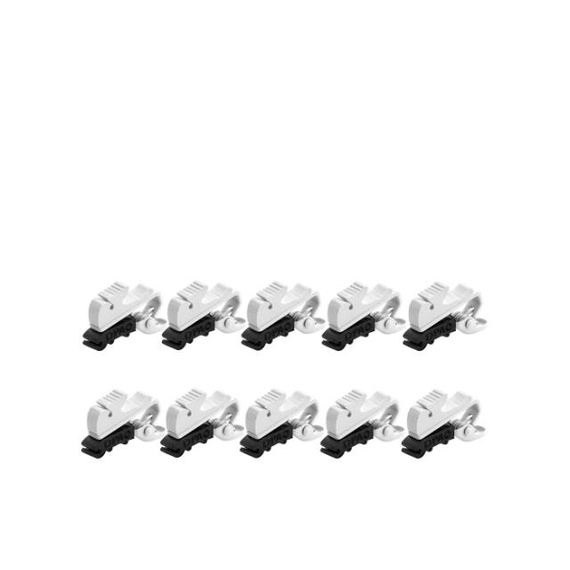 DPA CLIP FOR LAVALIER MICROPHONES WHITE 10 PCS