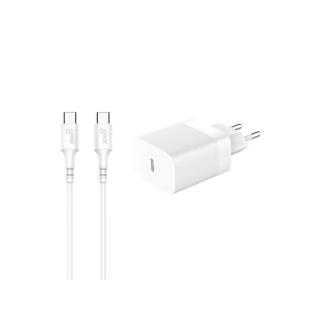 GEAR CHARGER USB-C TO USB-C 220V WHITE