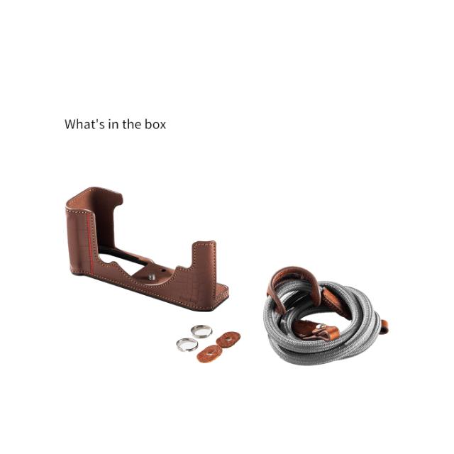 SmallRig 5096 Leather Case Kit for Nikon Z f Brown