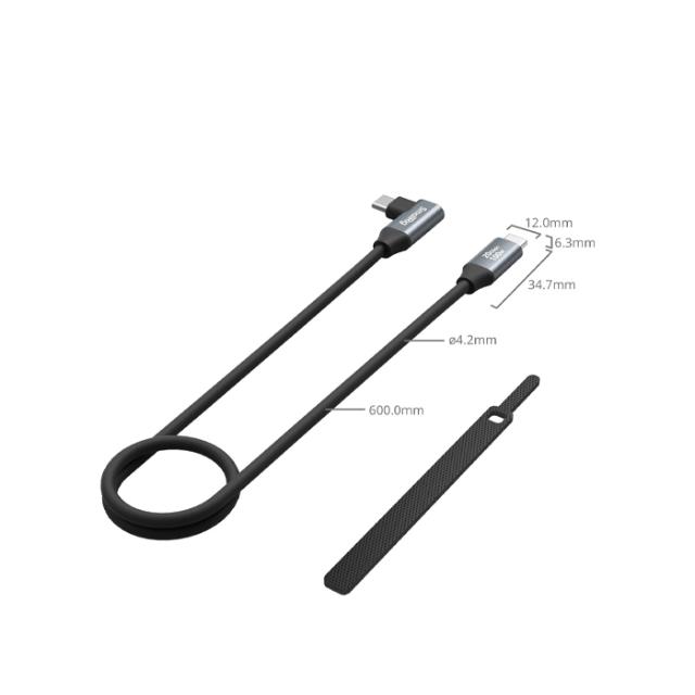 SMALLRIG 4791 USB-C TO USB-C ANGLED 60CM