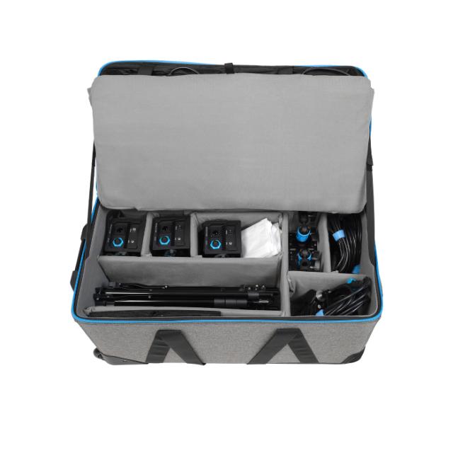 NANLITE PAVOSLIM 60B 3-LIGHT KIT WITH STAND