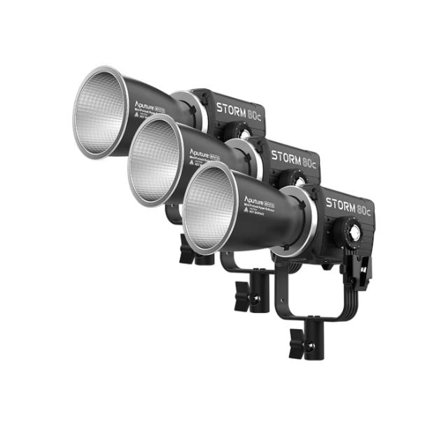 APUTURE STORM 80C 3-LIGHT KIT