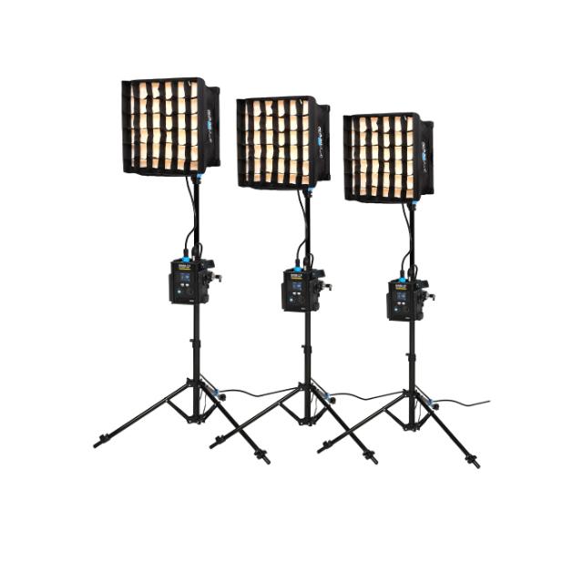 NANLITE PAVOSLIM 60B 3-LIGHT KIT WITH STAND