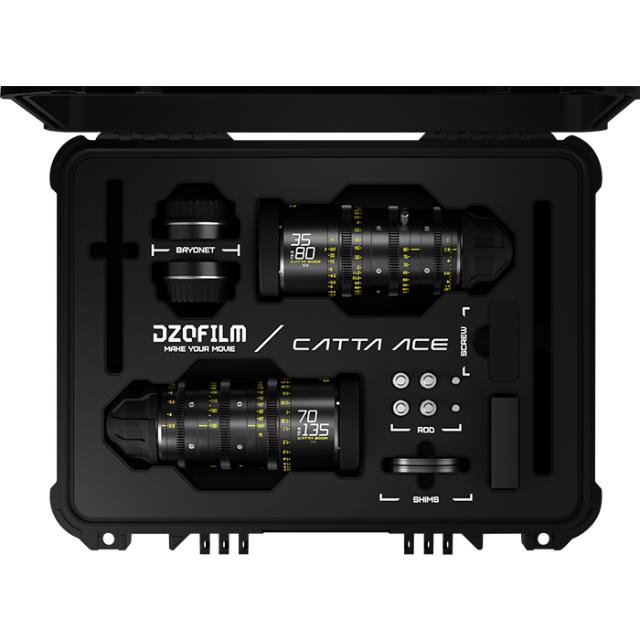 DZO CATTA ACE KIT 35-80&70-135MM T2.9 BLACK PL/EF