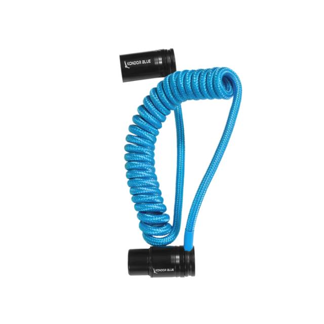 KONDOR BLUE COIL. LOW PROF RIGHT ANGLE XLR 30-60CM