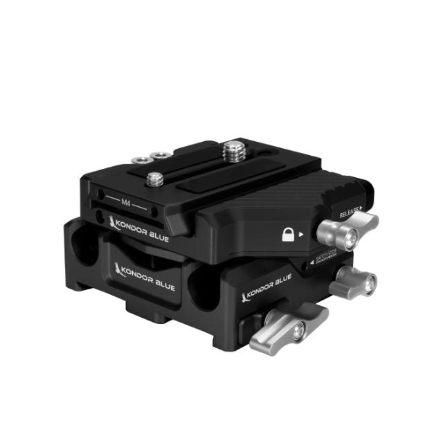 Kondor Blue 501 Adjustable Baseplate Arca QR Black