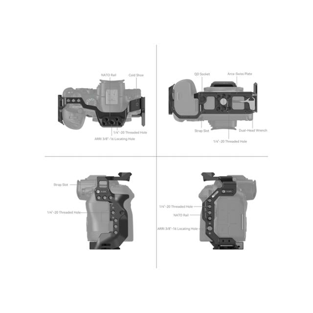SMALLRIG 4159 CAGE FOR CANON EOS R6 MK II