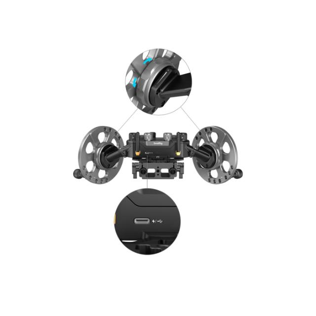 SMALLRIG 4525 GIMBAL CONTROL WHEELS FOR DJI RS