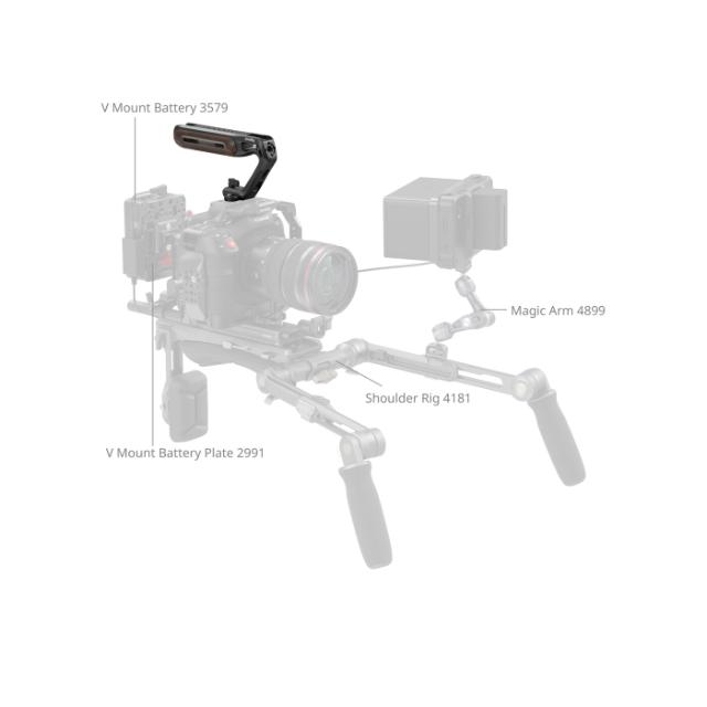 SmallRig 5251 Wooden NATO Clamp Top Handle