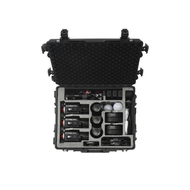 APUTURE STORM 80C 3-LIGHT KIT