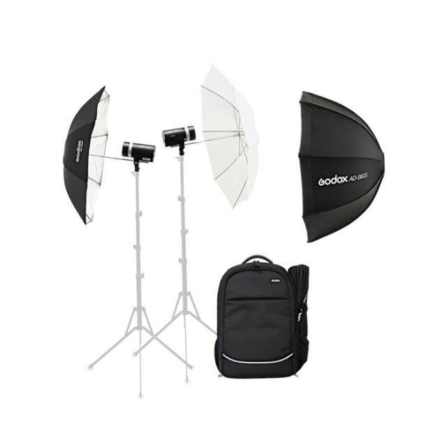 GODOX WITSTRO AD300 PRO KIT W. TWO FLASH