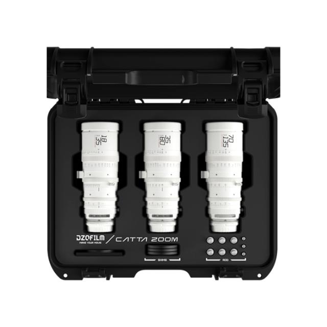 DZO CATTA KIT 18-35&35-80&70-135MM T2.9 WHITE E/RF