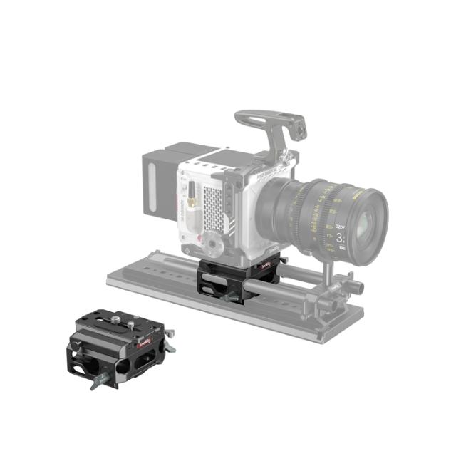 SMALLRIG 3067 BASEPLATE LGTW W DUAL 15MM ROD CLAMP