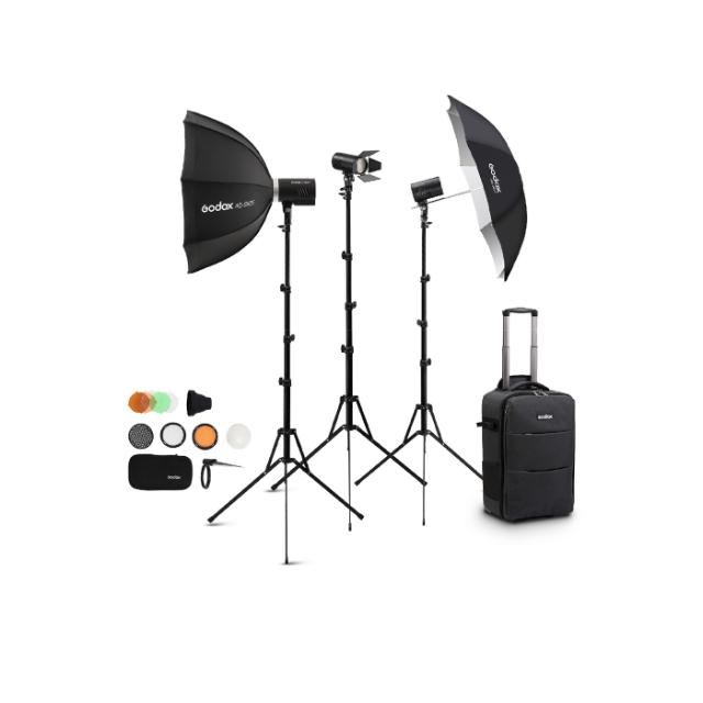 GODOX AD300PRO & AD100PRO 3 LIGHT KIT