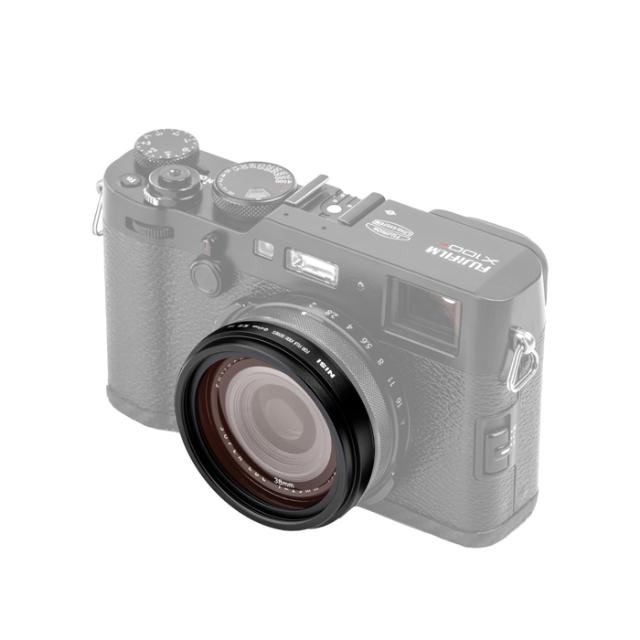 NISI LENS HOOD, UV-FILTER & CAP F FUJI X100 BLACK
