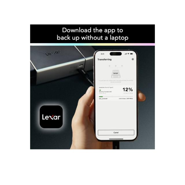 LEXAR WORKFLOW GO FOR 2 MODULE BAY WITH BATTERY