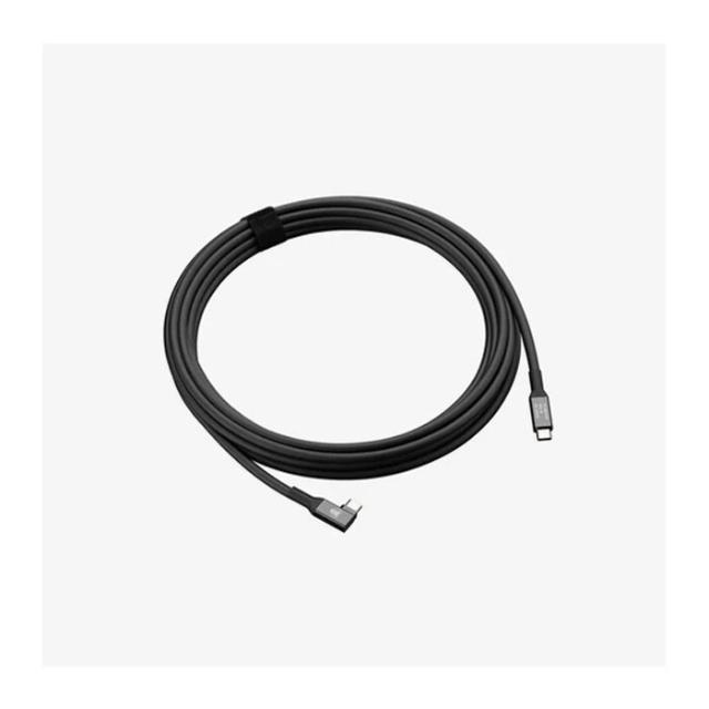 COBRAUNION USB-C TO USB-C 90° 5M, 10G BLACK