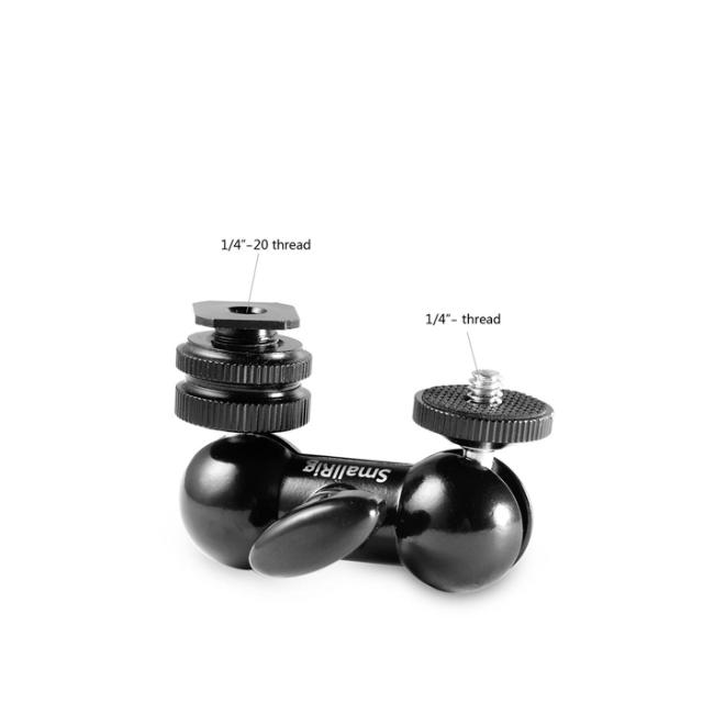 SMALLRIG 1135 MULTI -FUNC. DOUBLE BALLHEAD SHOE+