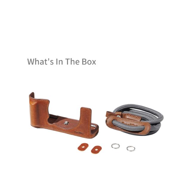 SmallRig 5449 Leather Case Kit for Fuji X-E5 Brown