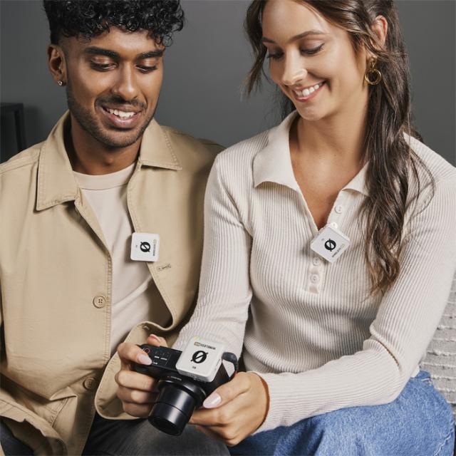 RØDE WIRELESS ME DUAL WHITE COMPACT MIC SYSTEM