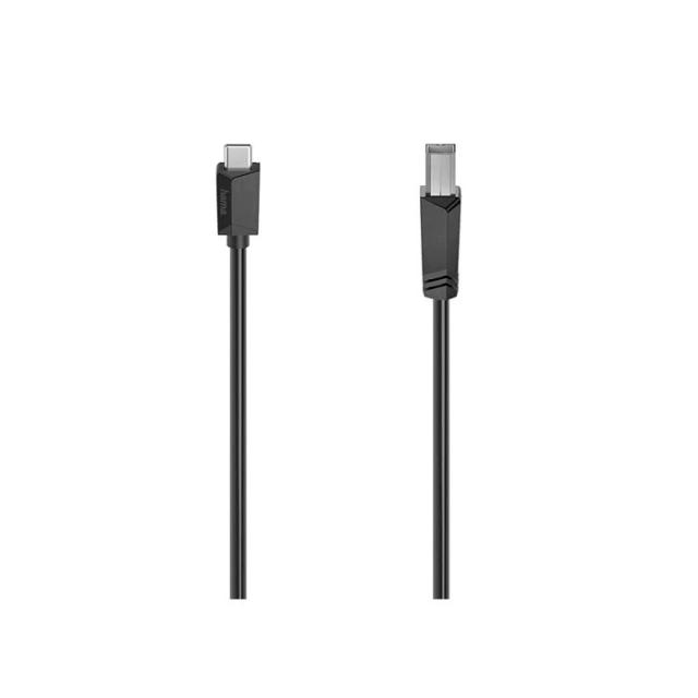 HAMA USB-C TO USB-B 480MBPS 1,5 METER BLACK