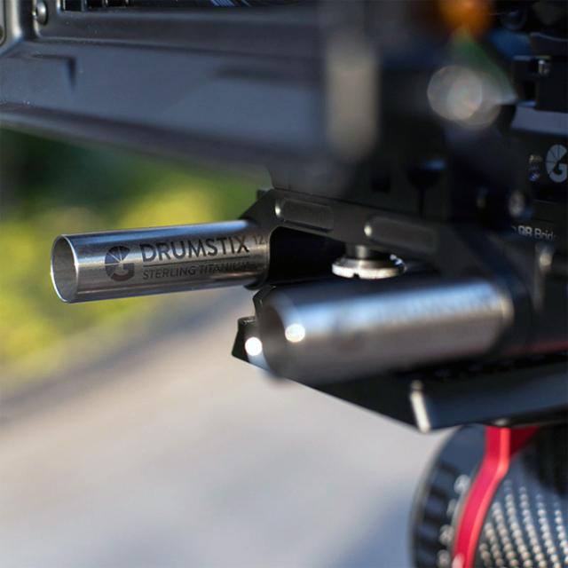 BRIGHT TANGERINE DRUMSTIX 15MM ROD PAIR -15