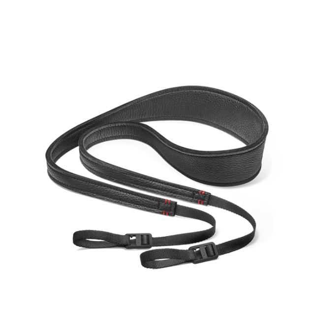 LEICA CARRYING STRAP SL-S-SYSTEM ELK LEATHER BLACK