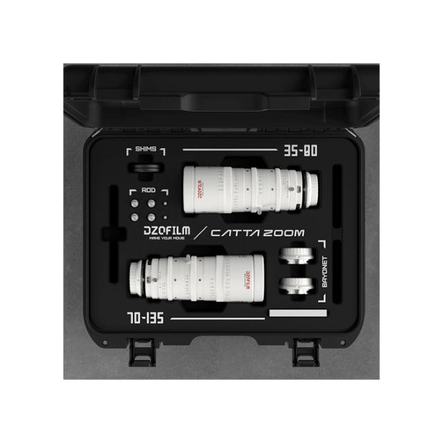 DZO CATTA KIT 35-80 & 70-135MM T2.9 WHITE E/RF
