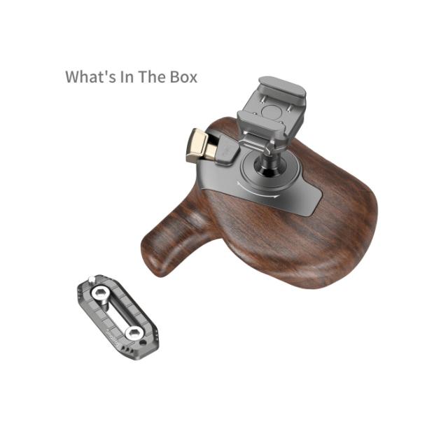 SmallRig 5161 NATO Wooden Handle Left Side
