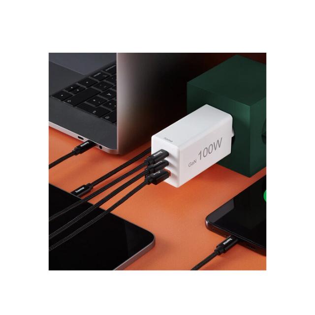 HAMA CHARGER 2X USB-C 1X USB-A 100W GaN