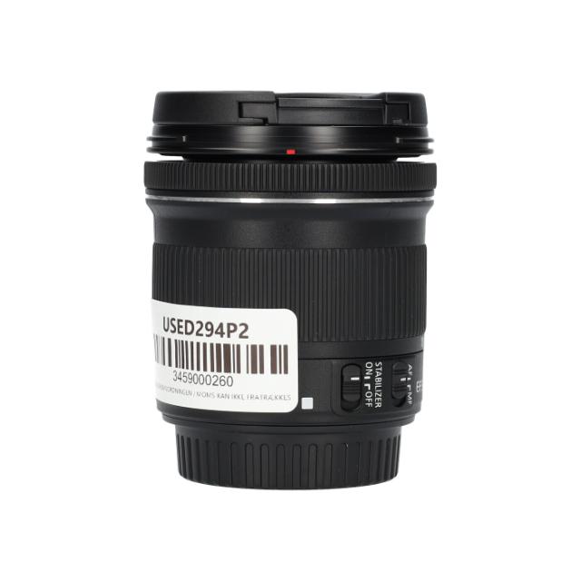 CANON LENS EF-S 10-18 4,5-5,6 IS STM (2) USED