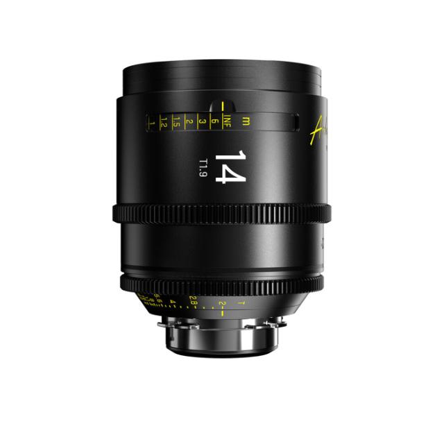 DZO ARLES 14MM PRIME CINE LENS, PL MOUNT METER