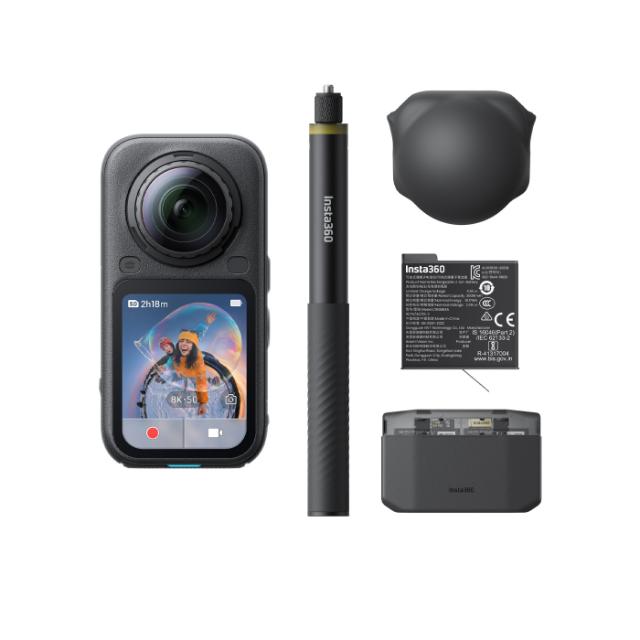Insta360 X6 Essentials Bundle Midnight Black