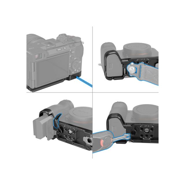 SMALLRIG 4438 BOTTOM MOUNT PLATE BLACK A7CII/A7CR