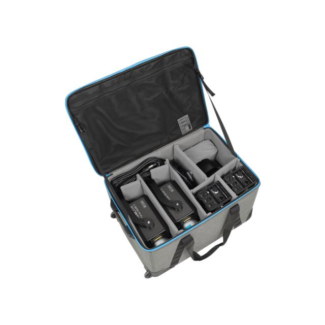 NANLITE FORZA 500B II 2 LIGHT KIT WITH TROLLEY