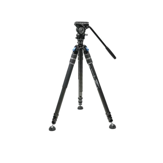 Sirui One Step Height Adjustment Carbon Video Trip