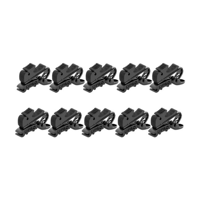 DPA CLIP FOR LAVALIER MICROPHONES BLACK 10 PCS