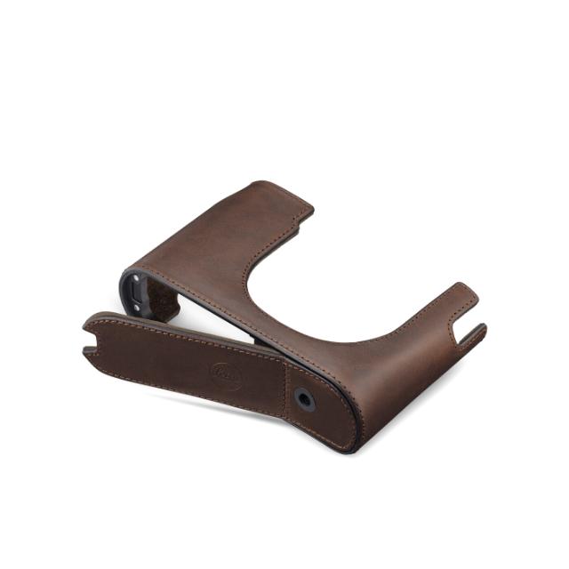 LEICA PROTECTOR Q3 LEATHER DARKBROWN