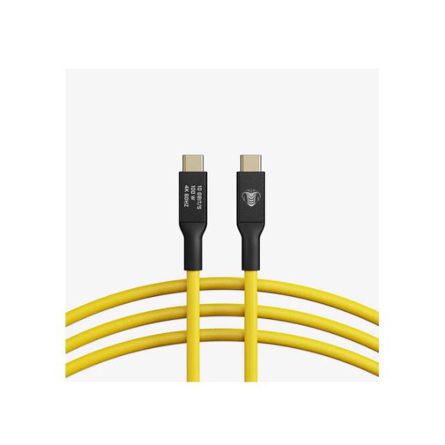 COBRAUNION USB-C TO USB-C STRAIGHT 5M, 20G YELLOW