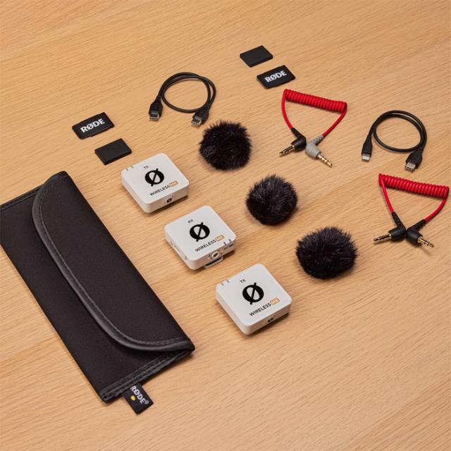 RØDE WIRELESS ME DUAL WHITE COMPACT MIC SYSTEM